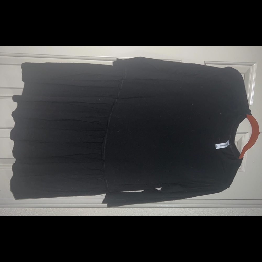 Black Flowy Shirt